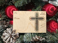 Christian Holiday Card with Pop-Out Ornament #9006